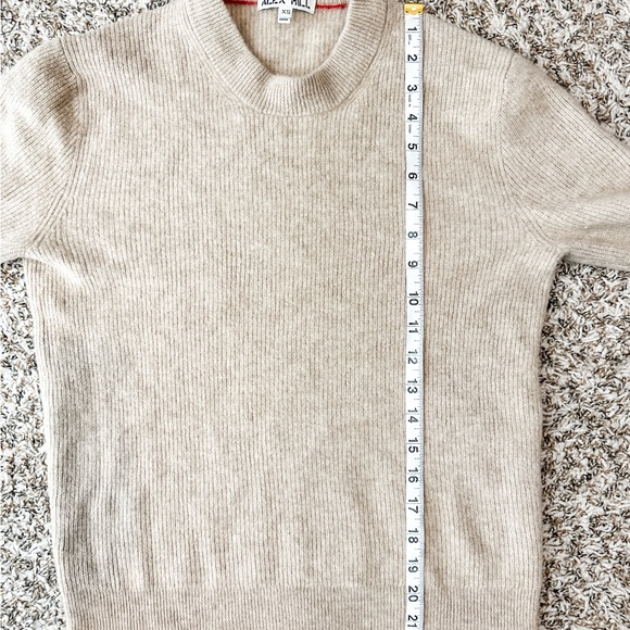 Alex Mill Cashmere Crewneck Sweater Pull Over Women’s Beige - Size XSmall - Picture 10 of 10